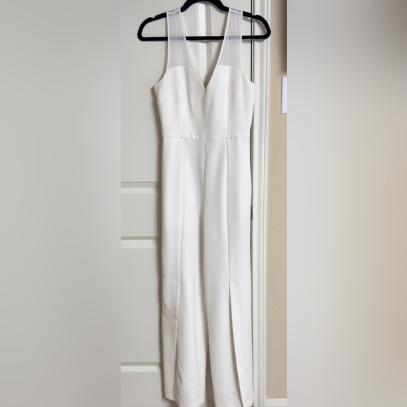 BCBGeneration Viktoria Sleeveless Front Slit Wide Leg Jumpsuit - Picture 7 of 7